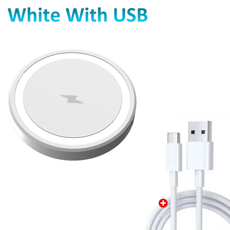 Carregador Sem Fio Magnético Fast Charge 15W para iPhone e AirPods
