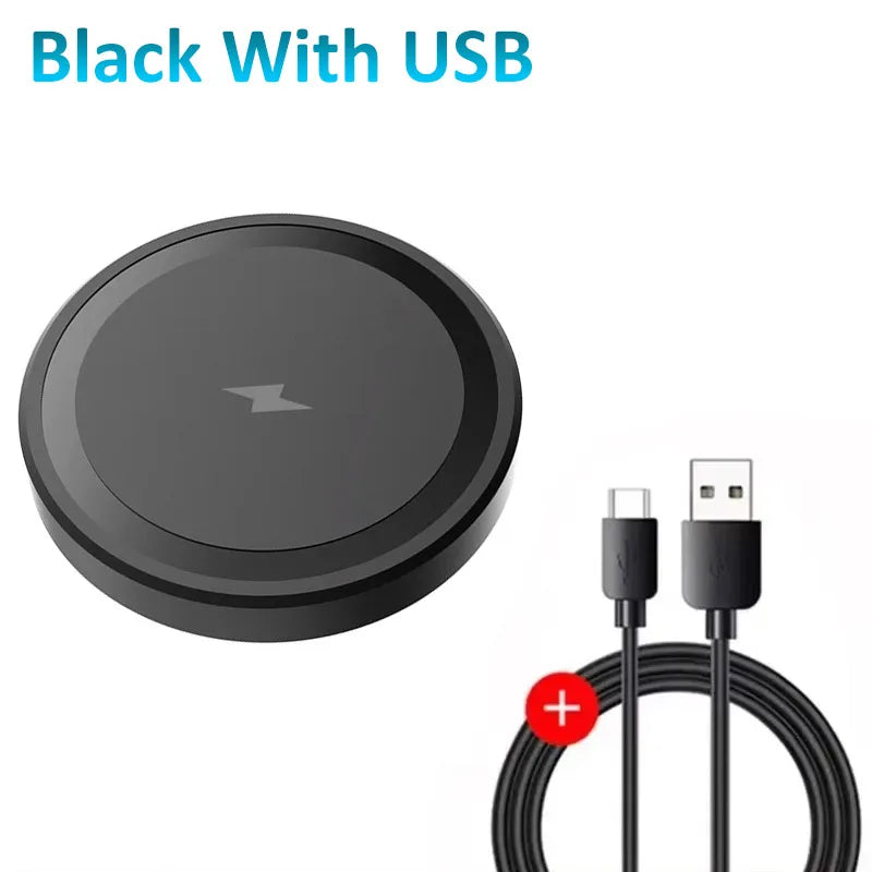 Carregador Sem Fio Magnético Fast Charge 15W para iPhone e AirPods