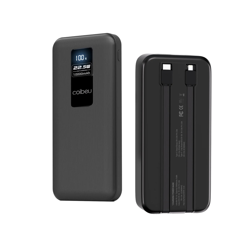 Power Bank 10.000mAh 23W – Carregador Portátil, Bateria Externa Recarregável para Celular e Dispositivos
