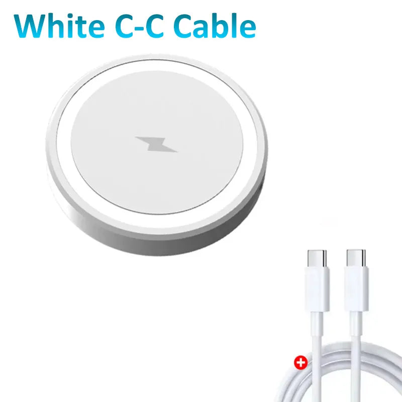 Carregador Sem Fio Magnético Fast Charge 15W para iPhone e AirPods
