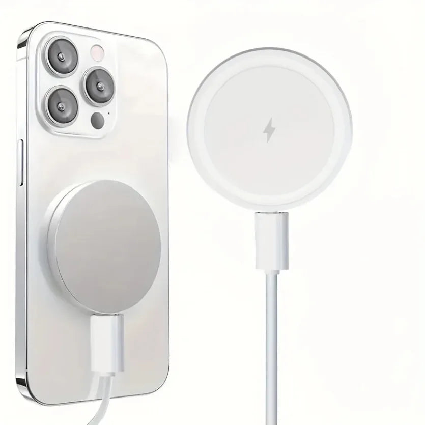 Carregador Sem Fio Magnético Fast Charge 15W para iPhone e AirPods