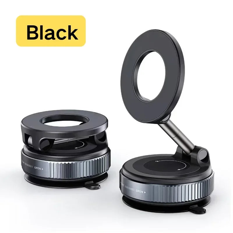 Suporte Magnético com Ventosa a Vácuo 360° – Compatível com MagSafe