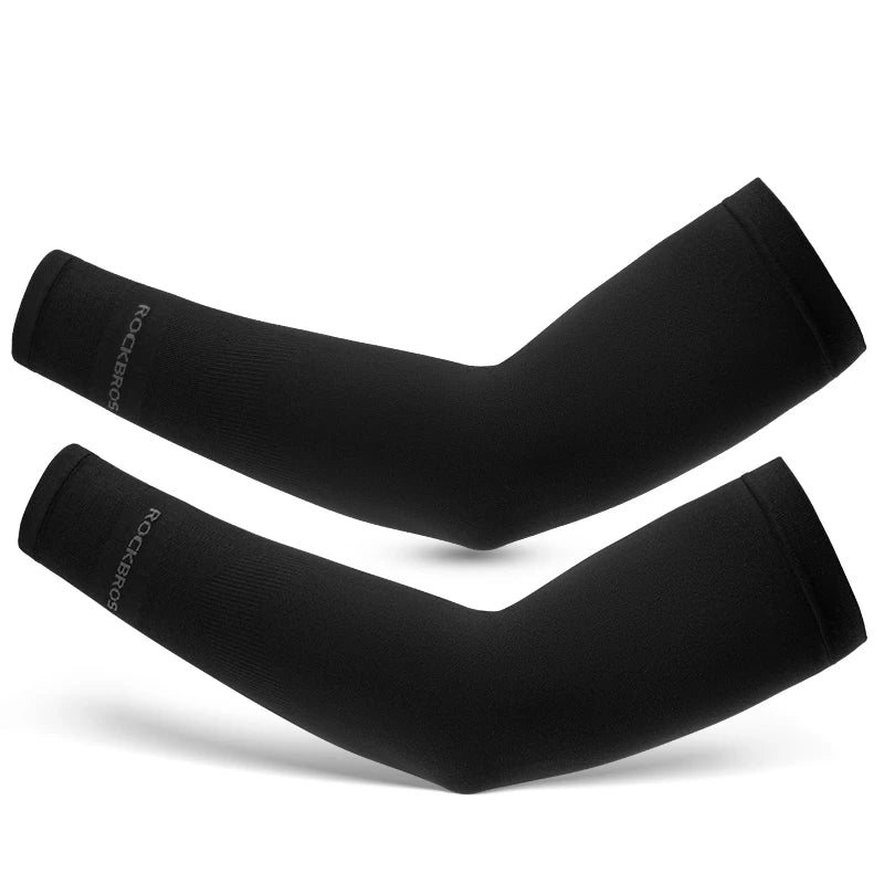 Manguito Esportivo ROCKBROS com Proteção UV – Respirável para Ciclismo, Corrida e Atividades ao Ar Livre