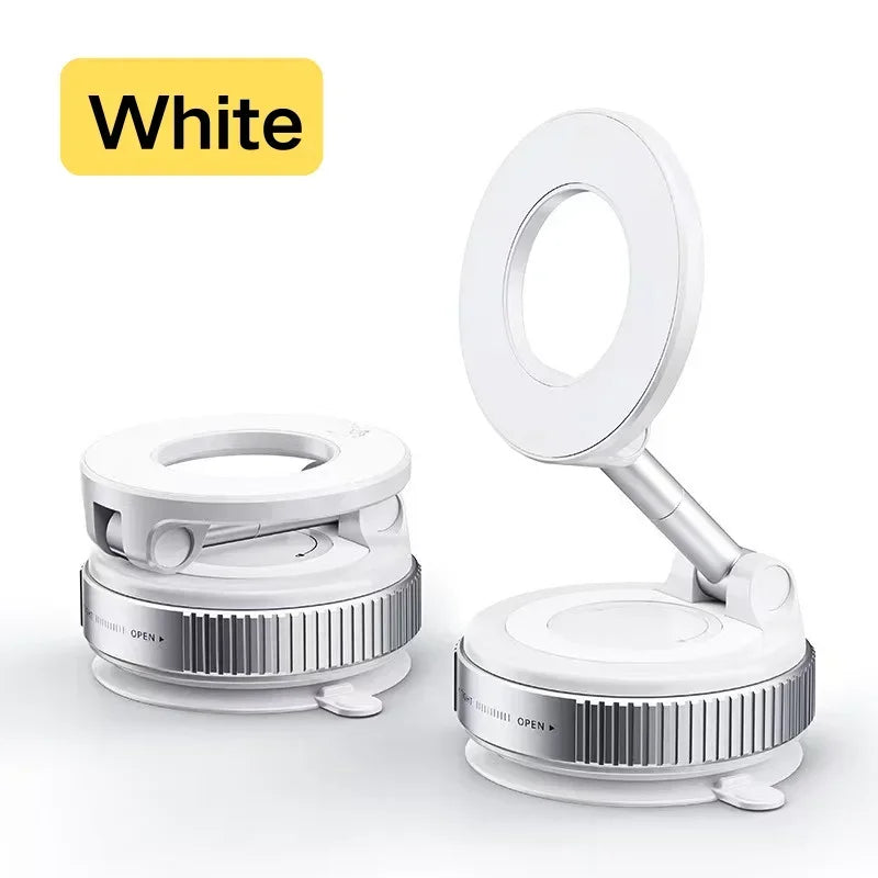 Suporte Magnético com Ventosa a Vácuo 360° – Compatível com MagSafe